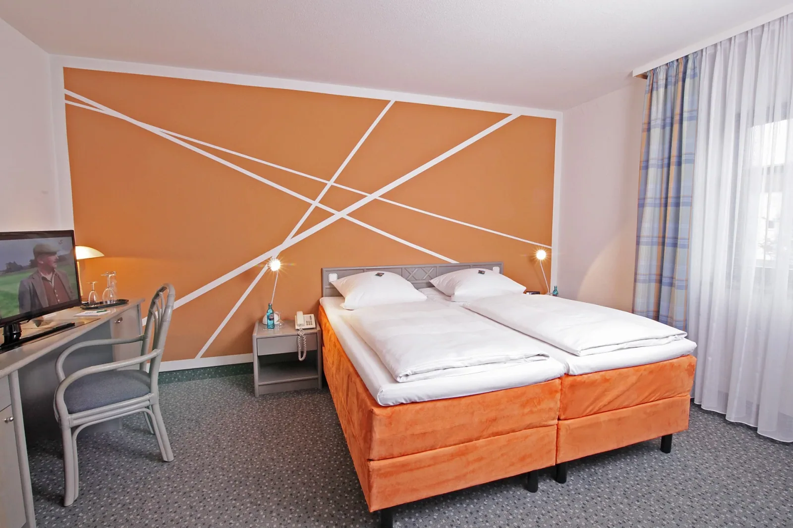 Doppelzimmer im Art-Hotel Erlangen