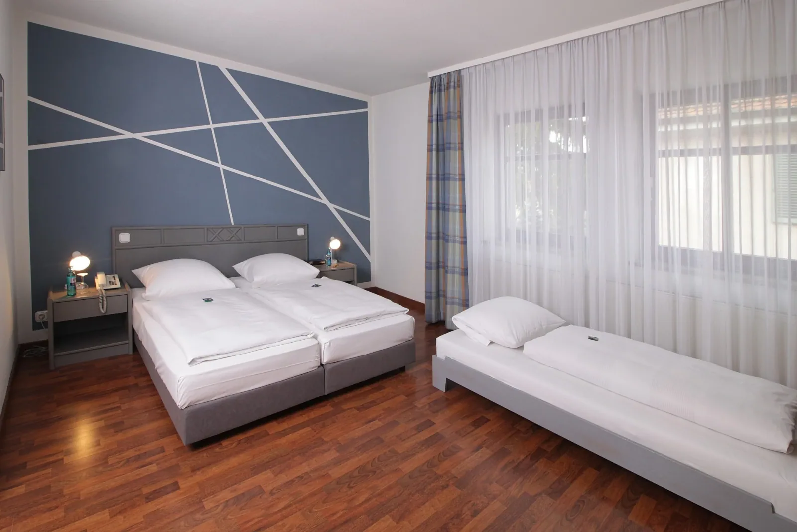 Dreibettzimmer im Art-Hotel Erlangen