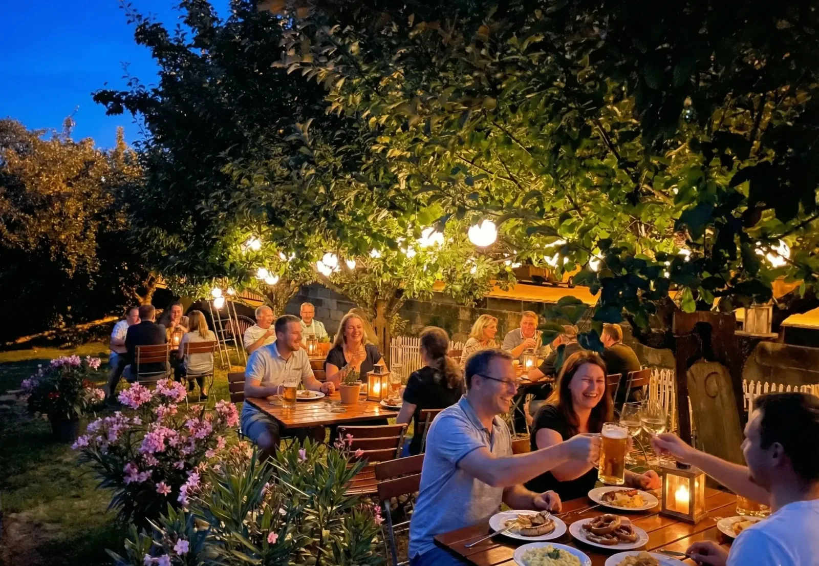 Biergarten am Ritter St. Georg an der Regnitz